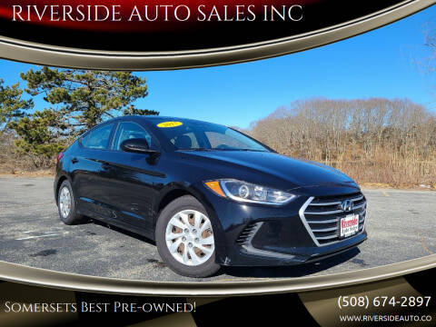 2017 Hyundai Elantra for sale at RIVERSIDE AUTO SALES INC in Somerset MA