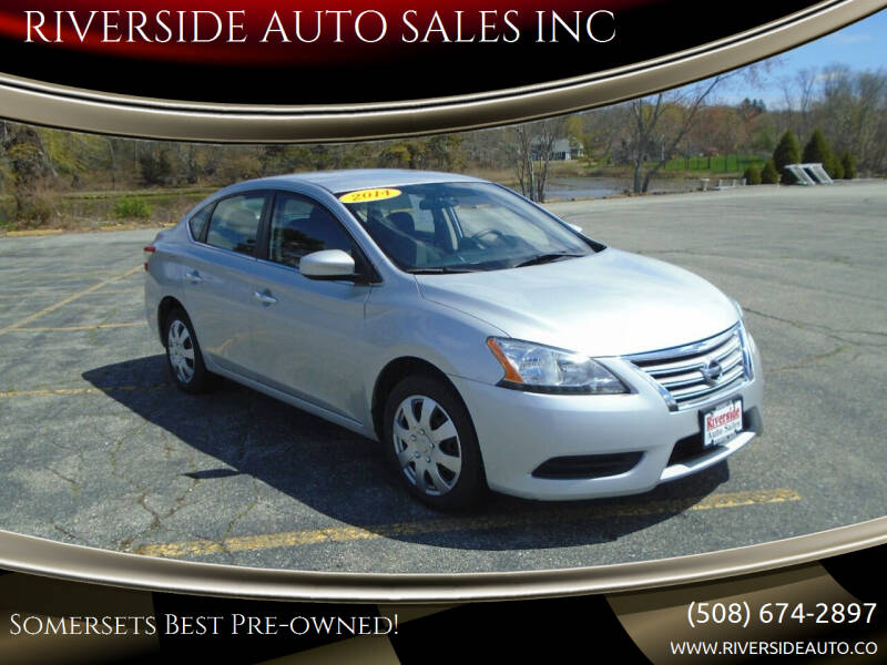 2014 Nissan Sentra for sale at RIVERSIDE AUTO SALES INC in Somerset MA