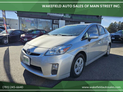 2011 Toyota Prius for sale at Wakefield Auto Sales of Main Street Inc. in Wakefield MA