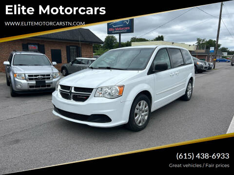 2016 Dodge Grand Caravan for sale at Elite Motorcars in Smyrna TN