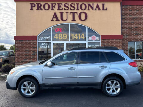 2013 Subaru Outback for sale at Professional Auto Sales & Service in Fort Wayne IN