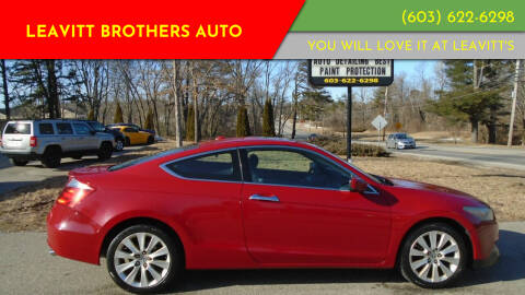 2010 Honda Accord for sale at Leavitt Brothers Auto in Hooksett NH