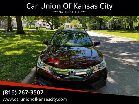 2016 Honda Accord for sale at Car Union Of Kansas City in Kansas City MO