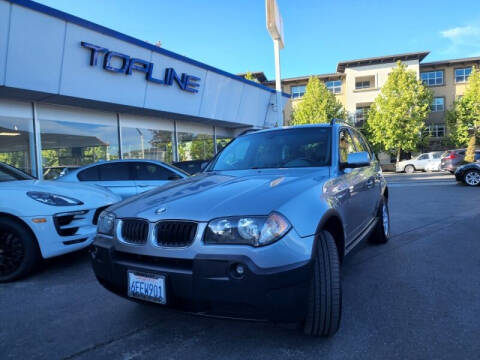 2004 BMW X3 for sale at Topline Auto Inc in San Mateo CA