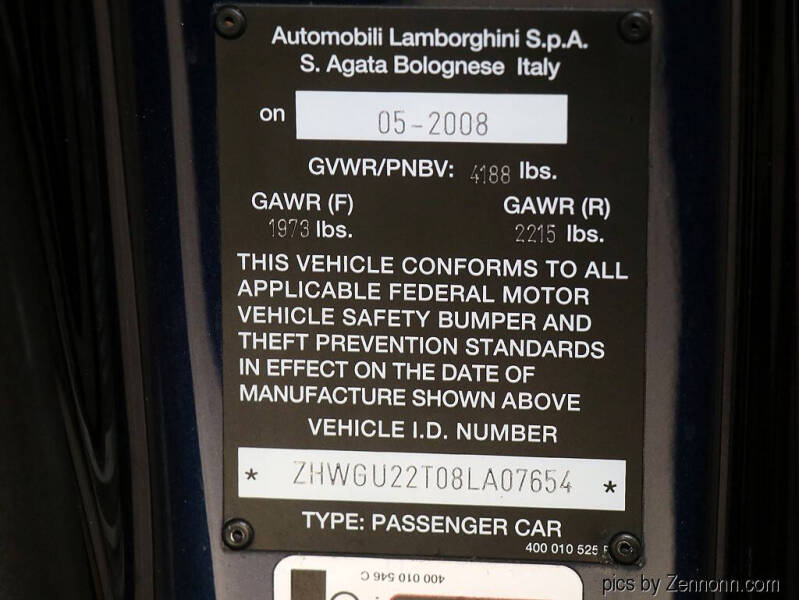2008 Lamborghini Gallardo Spyder