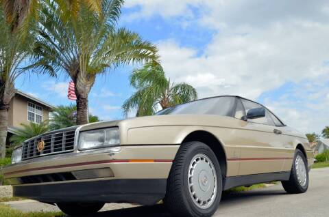 1990 Cadillac Allante for sale at M.D.V. INTERNATIONAL AUTO CORP in Fort Lauderdale FL