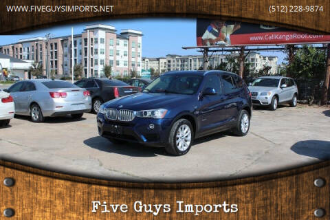 2017 BMW X3 for sale at Five Guys Imports in Austin TX