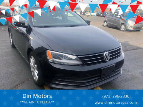 2015 Volkswagen Jetta for sale at Din Motors in Passaic NJ