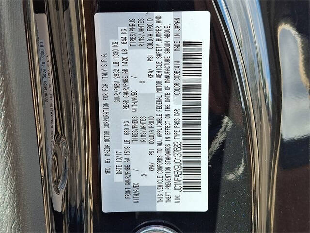 2018 FIAT 124 Spider Lusso