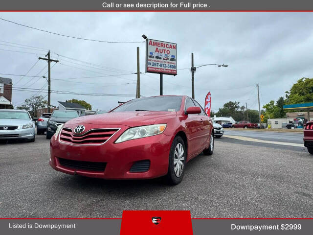 2010 Toyota Camry for sale at American Auto Bristol Inc in Bristol, PA