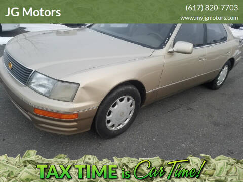 1995 Lexus LS 400 for sale at JG Motors in Worcester MA