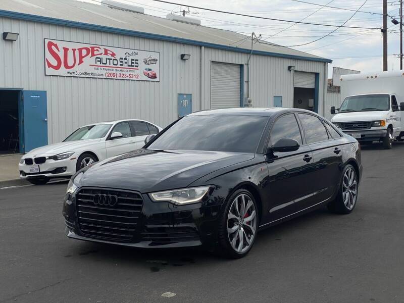 2013 Audi A6 for sale at SUPER AUTO SALES STOCKTON in Stockton CA