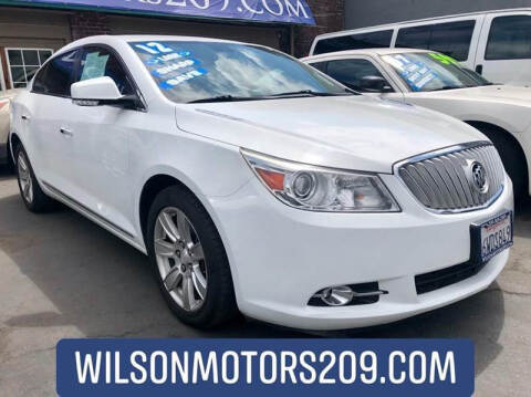 2012 Buick LaCrosse for sale at WILSON MOTORS in Stockton CA