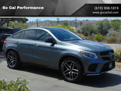 2018 Mercedes-Benz GLE for sale at So Cal Performance in San Diego CA