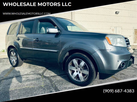 2013 Honda Pilot for sale at WHOLESALE MOTORS LLC in Riverside CA