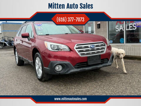 2016 Subaru Outback for sale at Mitten Auto Sales in Holland MI