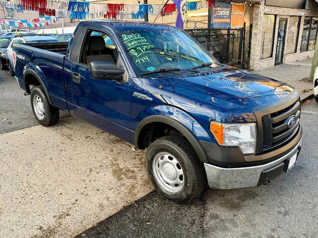 2012 Ford F-150 XLT 4x4 2dr Regular Cab Styleside 6.5 ft. SB - Blue exterior view 8