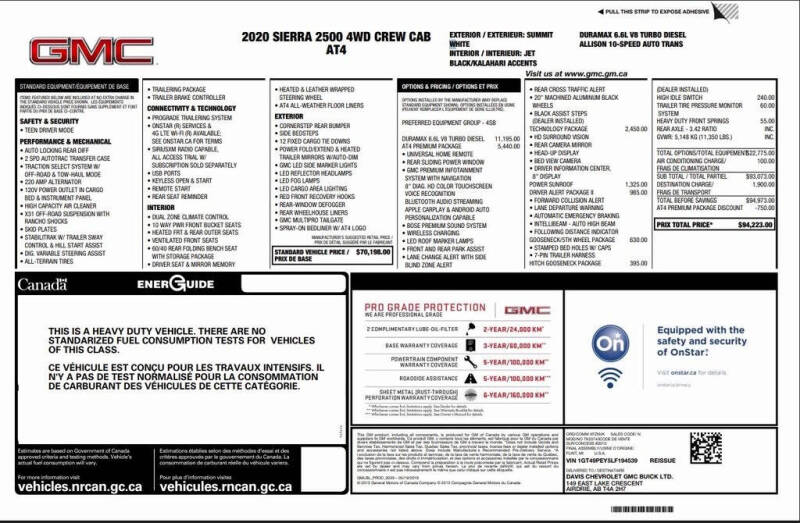 2020 GMC Sierra 2500HD
