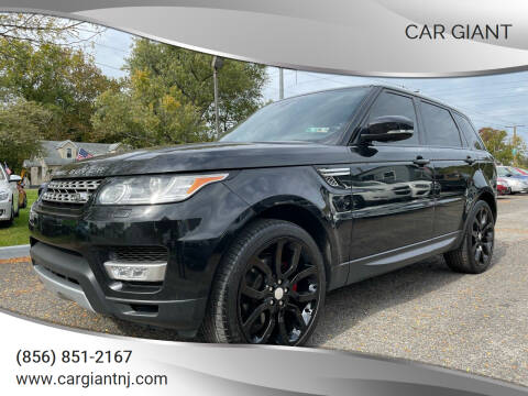 2014 Land Rover Range Rover Sport for sale at Car Giant in Pennsville NJ