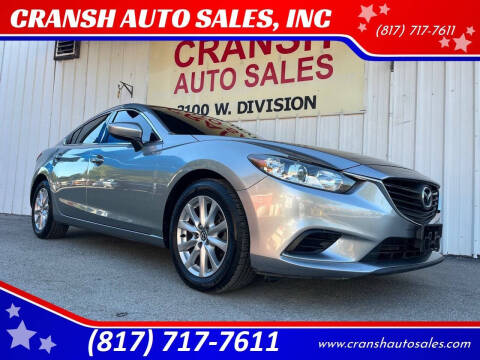 2015 Mazda MAZDA6 for sale at CRANSH AUTO SALES, INC in Arlington TX