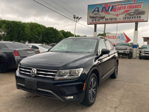 2018 Volkswagen Tiguan for sale at ANF AUTO FINANCE in Houston TX