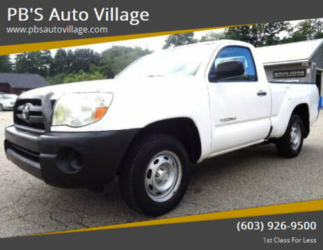 2008 Toyota Tacoma for sale at PB'S Auto Village in Hampton Falls NH