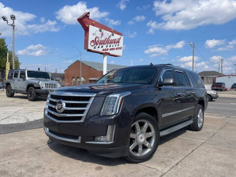 2015 Cadillac Escalade ESV for sale at Southwest Car Sales in Oklahoma City OK