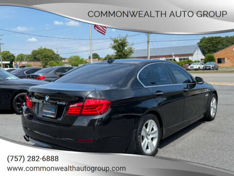 2013 BMW 5 Series for sale at Commonwealth Auto Group in Virginia Beach VA