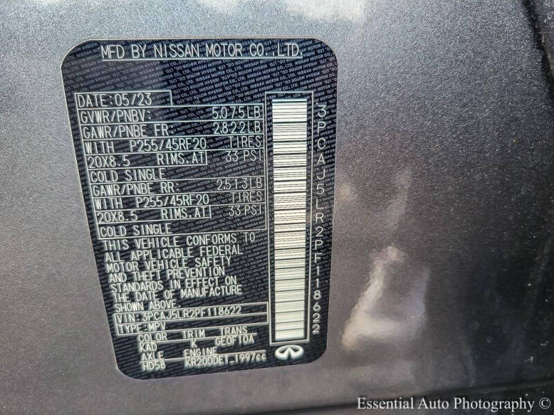 2023 Infiniti QX55 Sensory