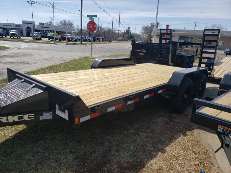 2022 Rice Trailers 18 FOOT EQUIPMENT TRAILER for sale at ALL STAR TRAILERS Flatbeds in , NE
