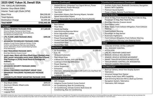 2025 GMC Yukon XL Denali