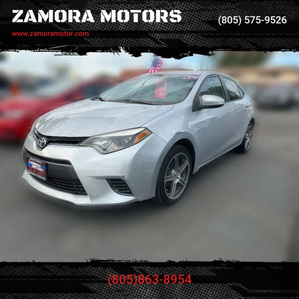 2015 Toyota Corolla for sale at ZAMORA MOTORS SM in Santa Maria CA