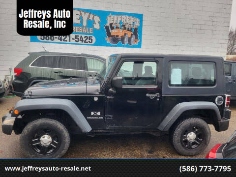 2008 Jeep Wrangler for sale at Jeffreys Auto Resale, Inc in Clinton Township MI