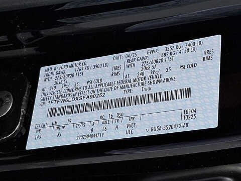 2025 Ford F-150