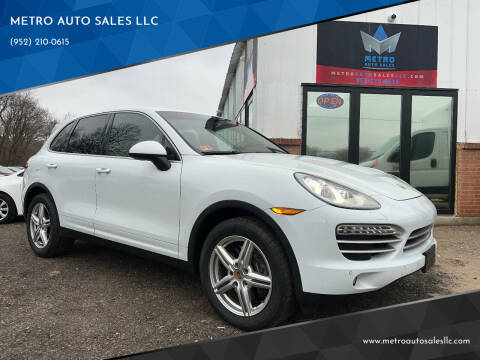 2014 Porsche Cayenne for sale at METRO AUTO SALES LLC in Lino Lakes MN