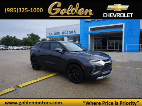 2021 Chevrolet Blazer for sale at GOLDEN MOTORS in Cut Off LA