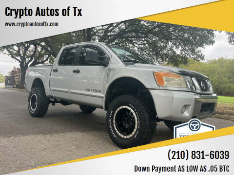 2012 Nissan Titan for sale at Crypto Autos of Tx in San Antonio TX