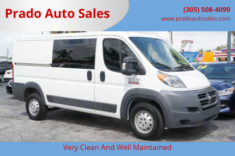 2015 RAM ProMaster Cargo for sale at Prado Auto Sales in Miami FL