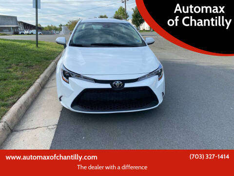 2022 Toyota Corolla for sale at Automax of Chantilly in Chantilly VA