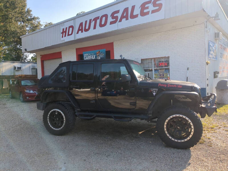 2010 Jeep Wrangler Unlimited for sale at H D Auto Sales in Denham Springs LA