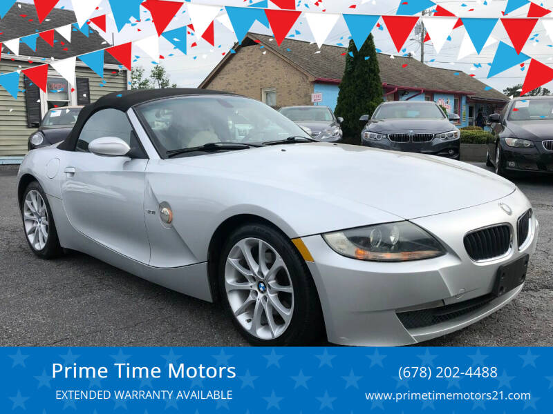 2008 BMW Z4 for sale at Prime Time Motors in Marietta GA