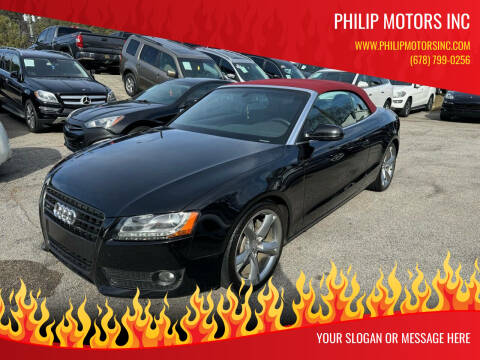 2011 Audi A5 for sale at Philip Motors Inc in Snellville GA