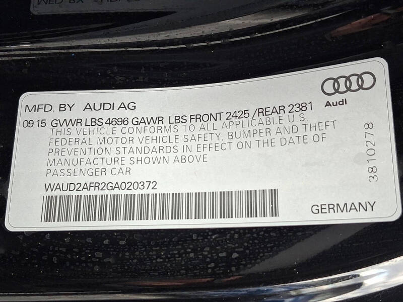 2016 Audi A5 2.0T quattro Premium