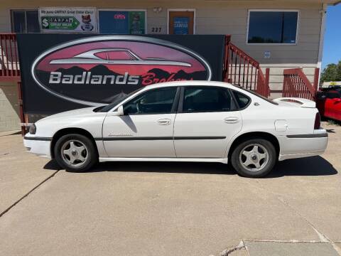 2002 Chevrolet Impala for sale at Badlands Brokers in Rapid City SD