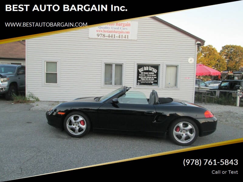 2000 Porsche Boxster for sale at BEST AUTO BARGAIN inc. in Lowell MA