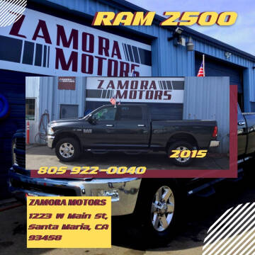 2015 RAM Ram Pickup 2500 for sale at ZAMORA MOTORS in Oxnard CA