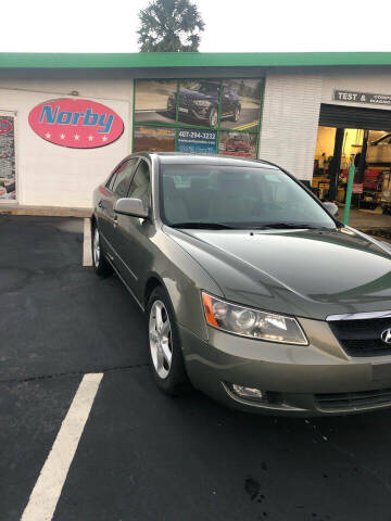 2007 Hyundai Sonata for sale at Norby Hybrid Center inc in Orlando FL