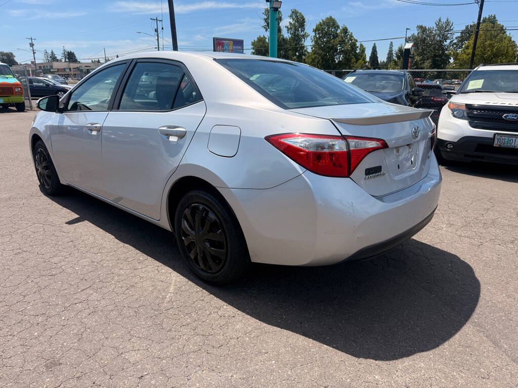 Silver 2016 Toyota Corolla S S 4dr Sedan 2