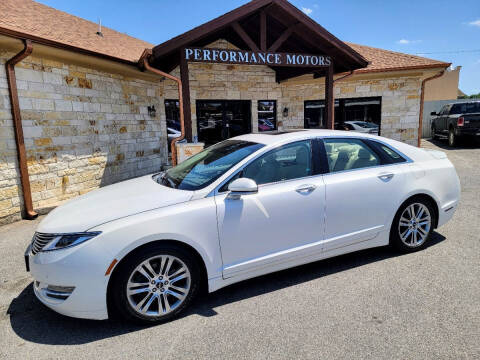 2013 Lincoln MKZ for sale at Performance Motors Killeen Second Chance in Killeen TX