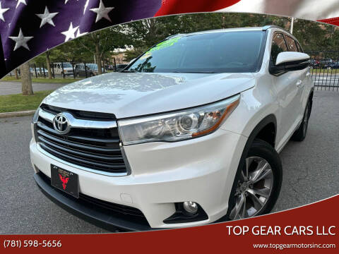 2015 Toyota Highlander for sale at Top Gear Cars LLC in Lynn MA